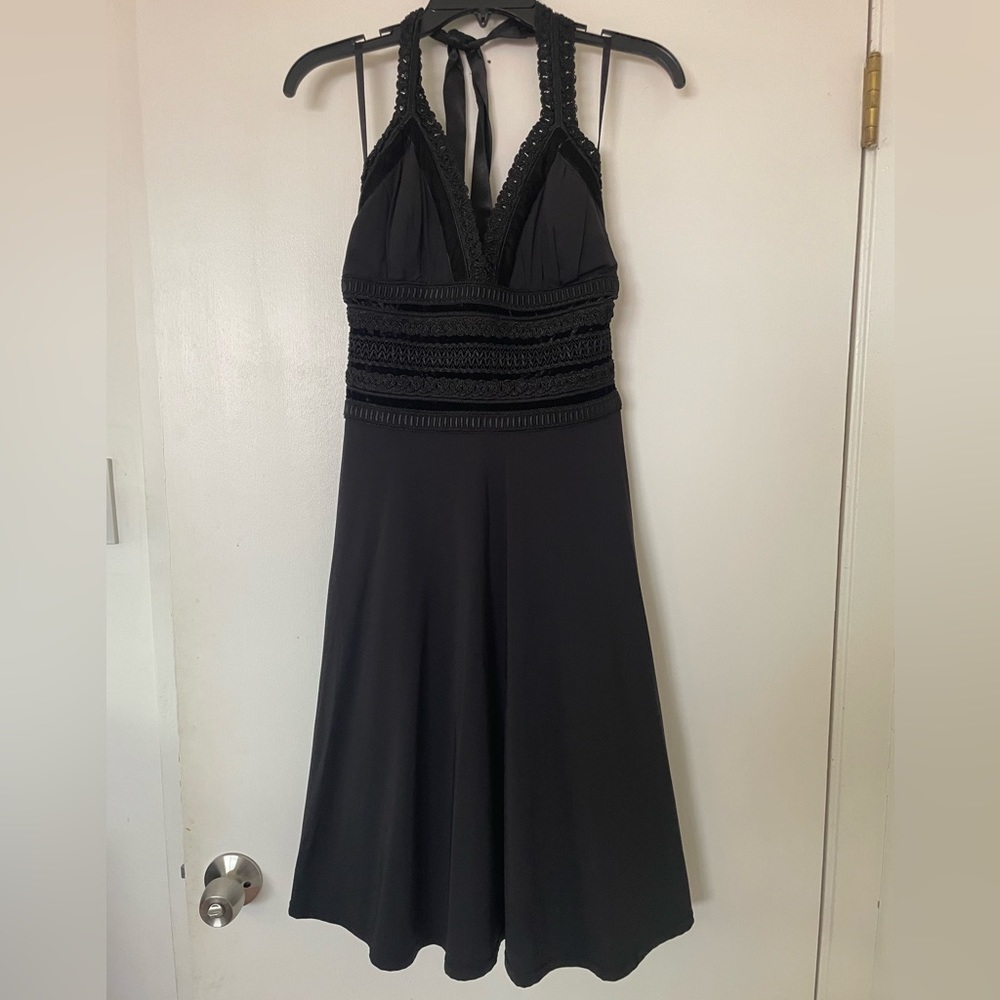 Beautifully Detailed Flirty Halter Dress